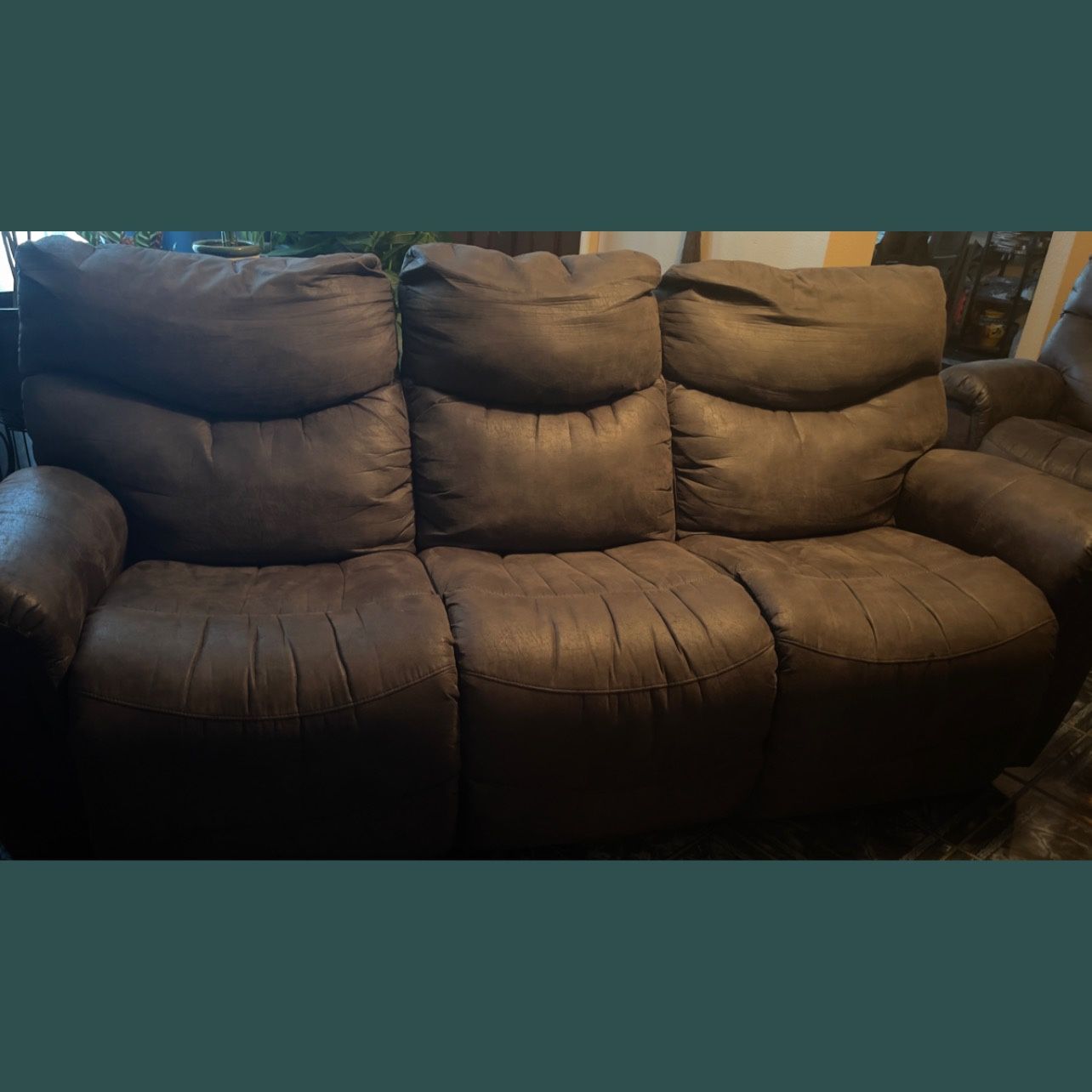 La-Z-Boy Dark Chocolate Reclining Sofa