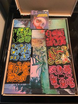 Vintage 80s E.T. The Extraterrestrial Colorforms Adventure Play Set