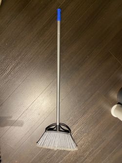 Gray Short Sweeping Broom