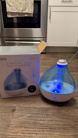Pure Enrichment MistAire Cool Mist Small Room Tabletop Humidifier in White