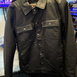 Meduim Levi Mens Leather Jacket