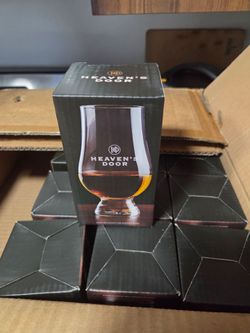 20 Heaven's Door Crystal Whiskey Glasses
