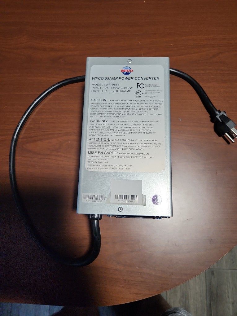 WFCO 55Amp Power Converter