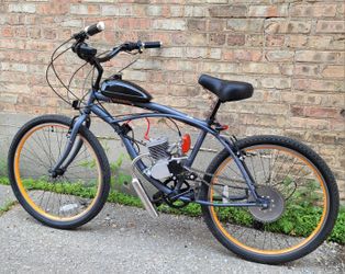 Solid 80cc Chatham Motorized Beach Cruiser Bike 7 Speed 26