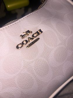 Coach White Leather Handbag