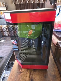 Hyte y70 Case with 9 Thermalright TL-M12Q 120mm PC Case Fans