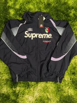 Supreme x umbro collab tracksuit full zip up jacket