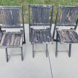 Old Wood Chairs