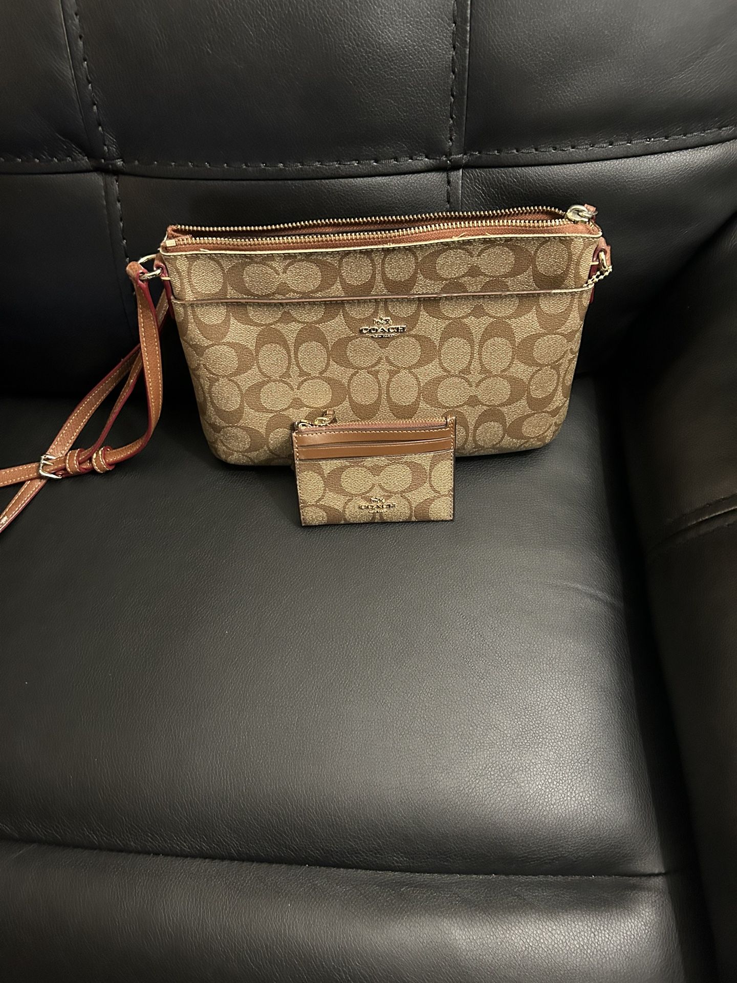 Coach Crossbody and Coin Wallet 