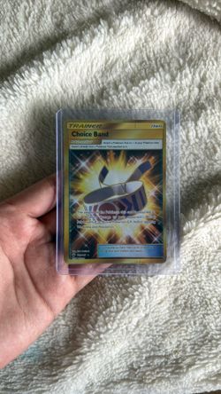 Pokémon Choice Band Gold Secret Rare