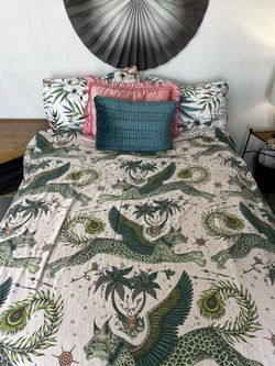 Emma Shipley Lynx double sided Duvet Cover