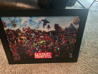 3D MARVEL COMIC FRAMED PORTRAIT