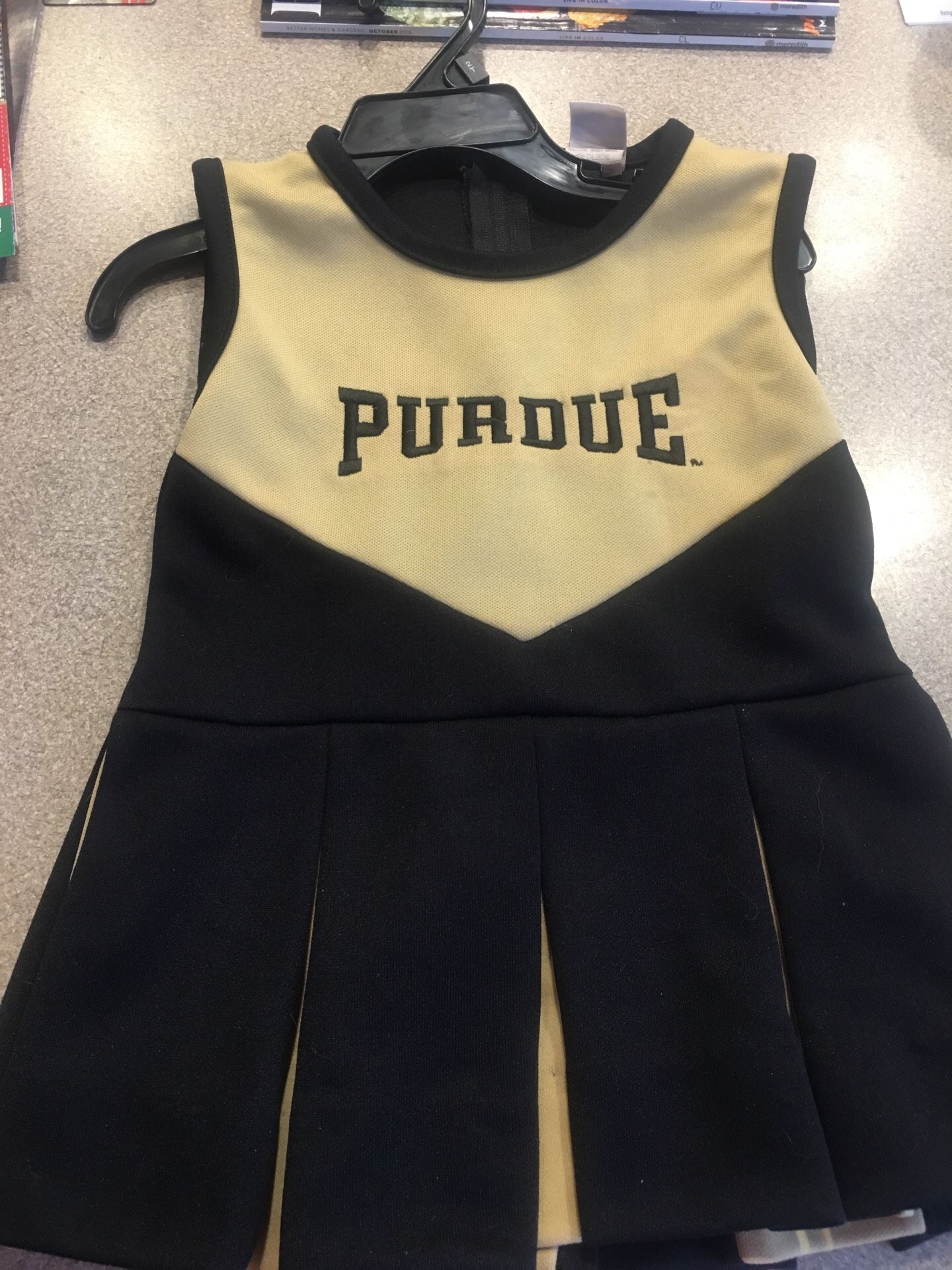 Purdue cheerleading dress size 3t