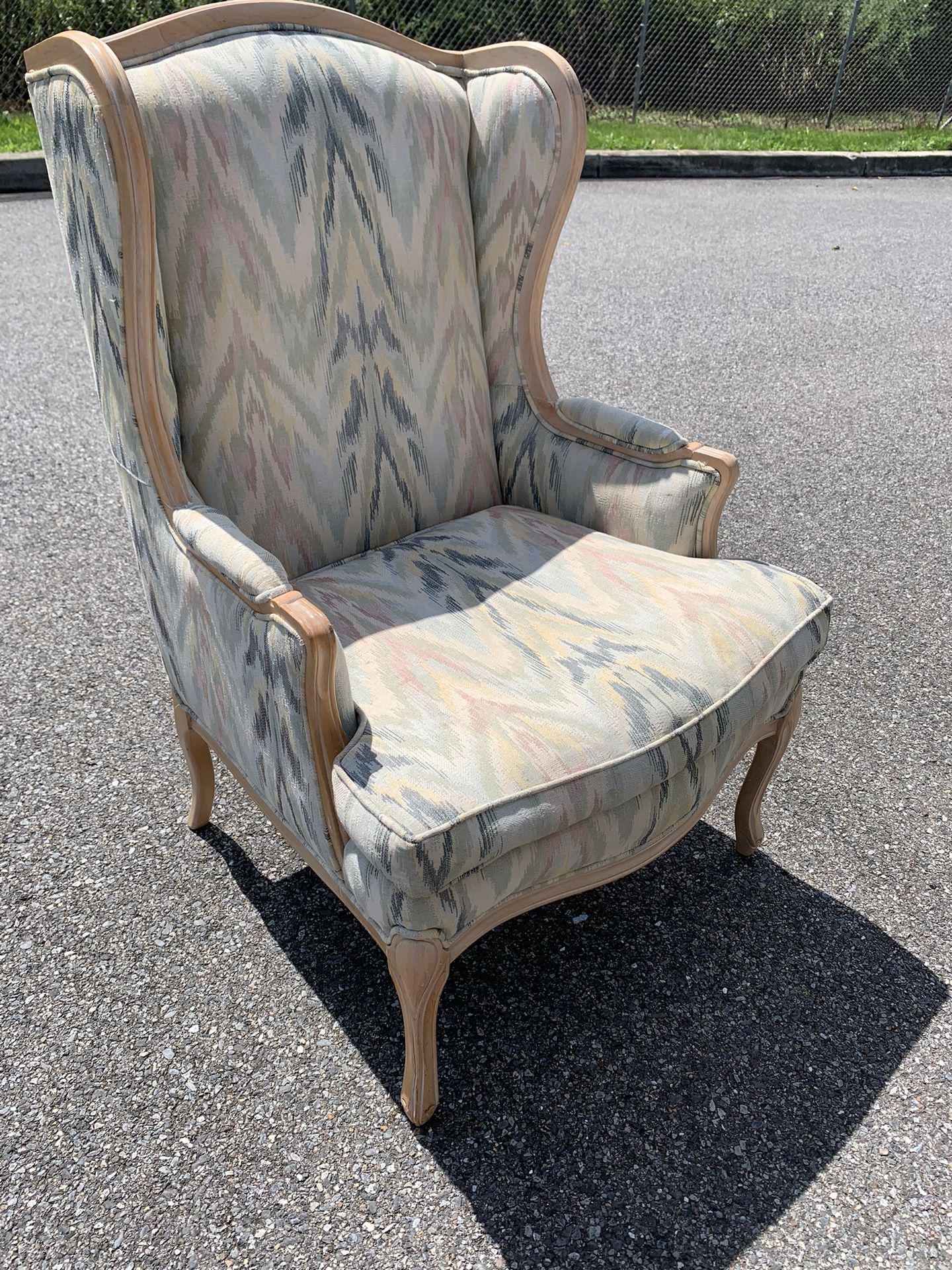 Wingback Upholstered Arm Chair