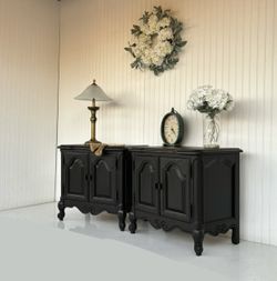 French Provincial Nightstands - Side Tables - Dresser Set - Bedroom Set - Bedside Tables 