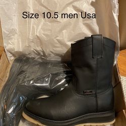 TODAY!!   Leather Work Boots- 10.5 / $80