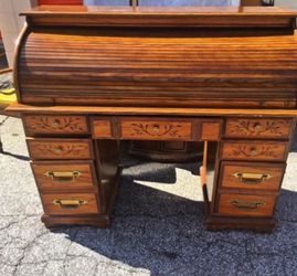 Vintage Roll Back Desk