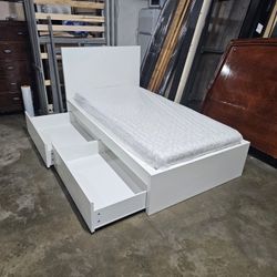 Twin Bed And Mattress 