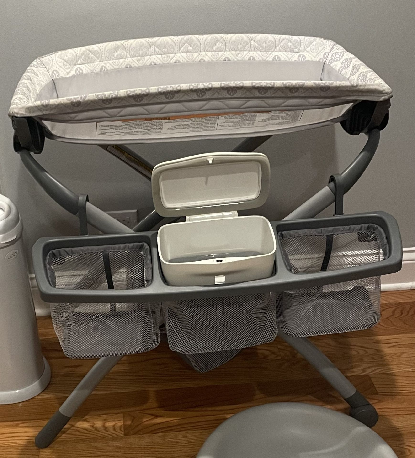 Portable Changing Table And Wipes Dispenser