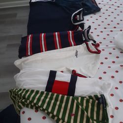 TOMMY HILFIGER, AND RALPH LAUREN CLOTHES SIZE M IN EXCELLENT CONDITION ALL FOR $40