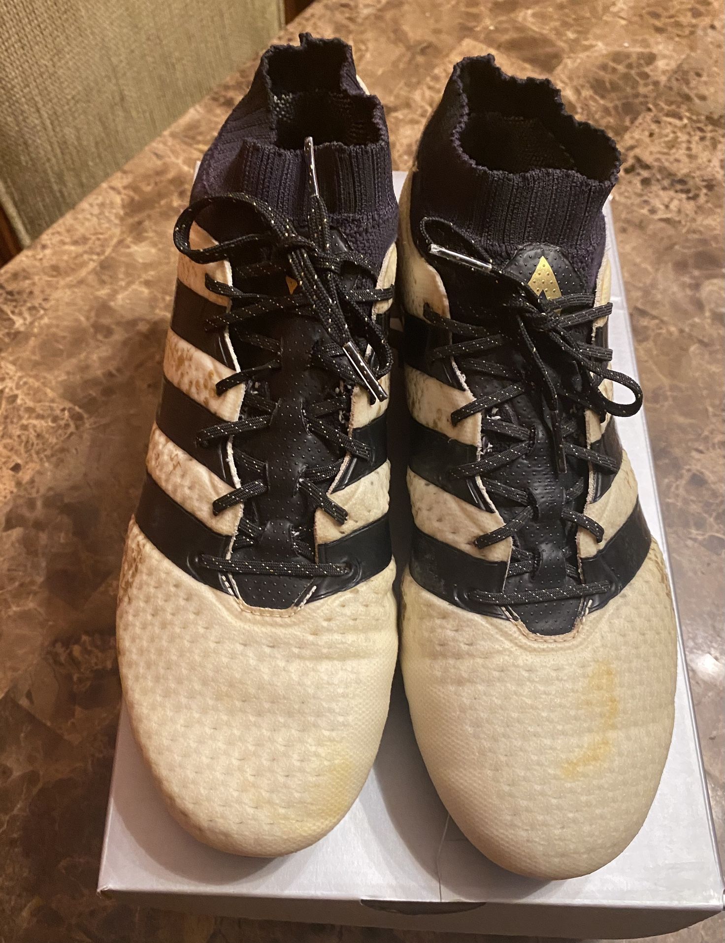 ADIDAS ACE 16.1 Primeknit FG S76474 Gold Mens Soccer Cleats Football