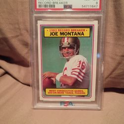 Graded 8 Near Mint Joe Montana