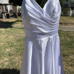 white dama dress