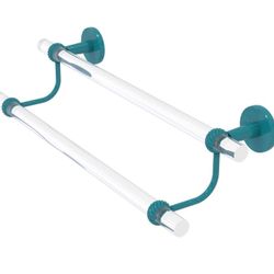 Clearview Collection Double Towel Bar with Smooth Accents