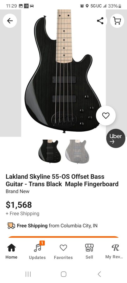 Lakland Bass Guitar