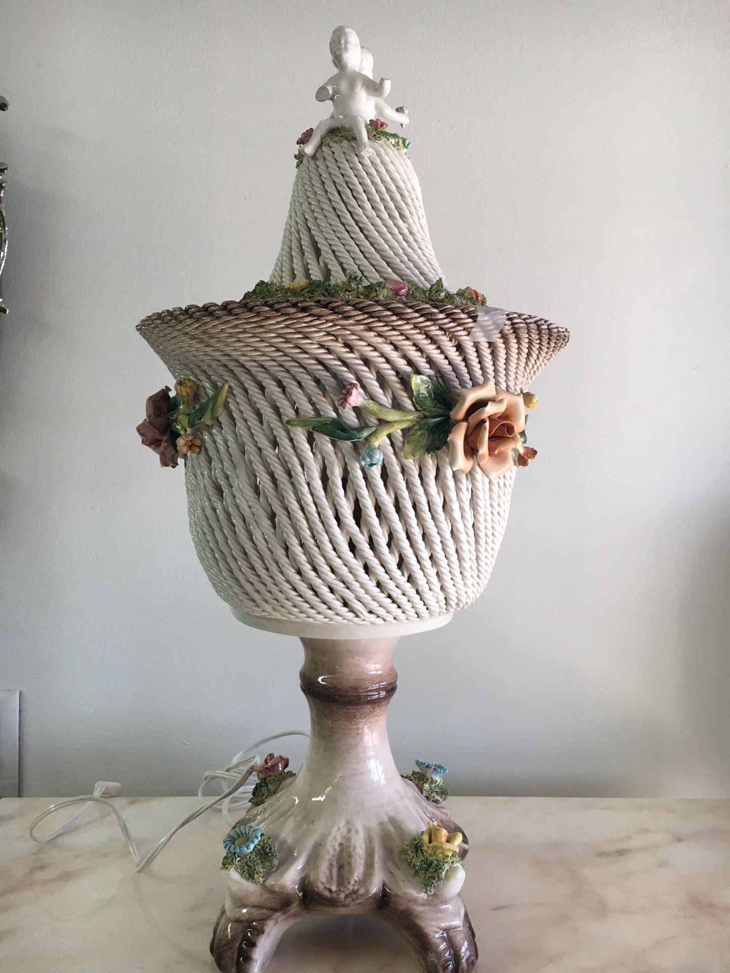 Italian ceramic lamp