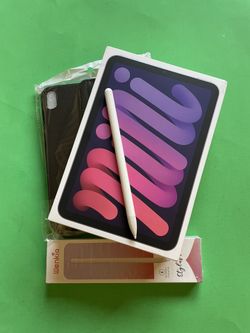 Apple ipad Mini 7th Generation ( Newest / A17 pro) 128GB with pen, case and accessories (New-open box) 