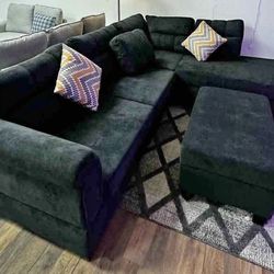 New Sectional In Box 📦 Finance Available No Credit Needed FREE OTTOMAN 