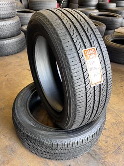 225/55R18 YOKOHAMA full pair 2 tires
