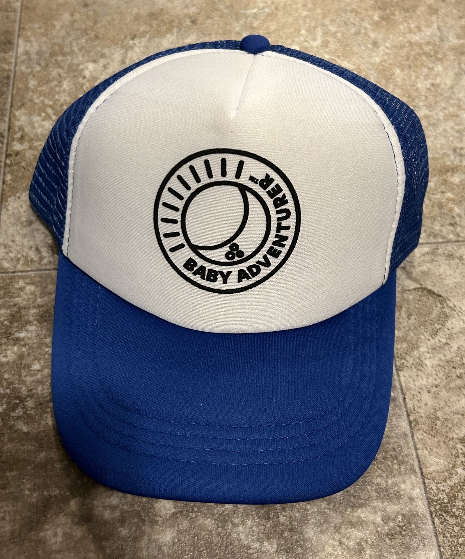 Blue And White Trucker Hat