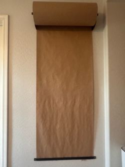 Wall-Mounted Kraft Paper Roll Holder