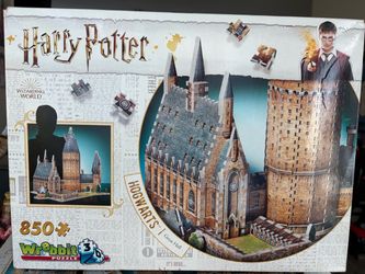 Wrebbit 3D Harry Potter Hogwarts Great Hall & Astronomy Tower 3D Puzzles