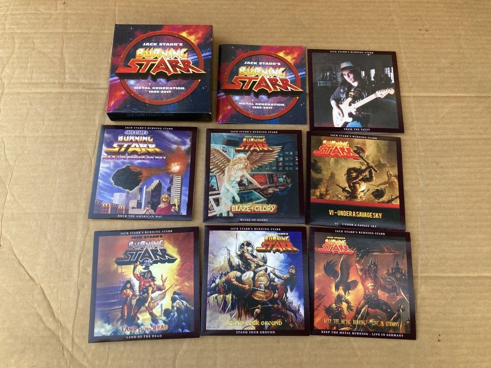 Jack Starr's Burning Star Metal Generation CD Box Set