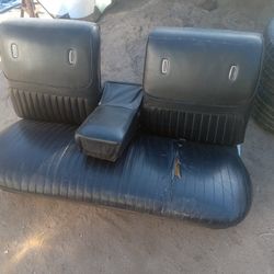 Chevelle El Camino Malibu Skylark Cutlass Gto Front Bench Seat With Fold Down Arm Rest nch Seat 
