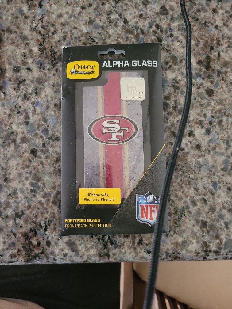 Iphone 6 7 8 Se Niner 49ers Screen Protector 