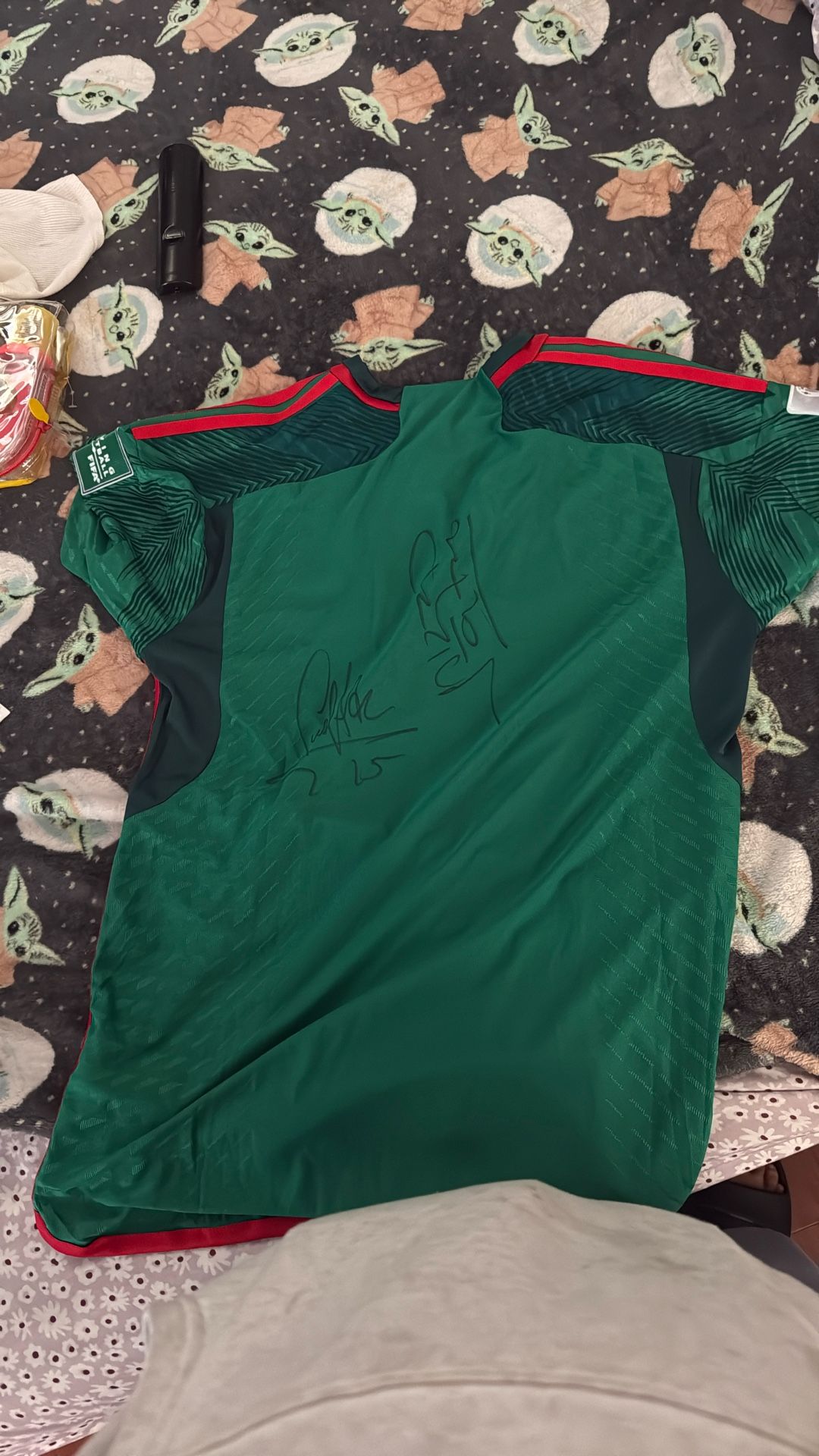 Signed Borgetti And Luis Hernandez Mexico Jersey 