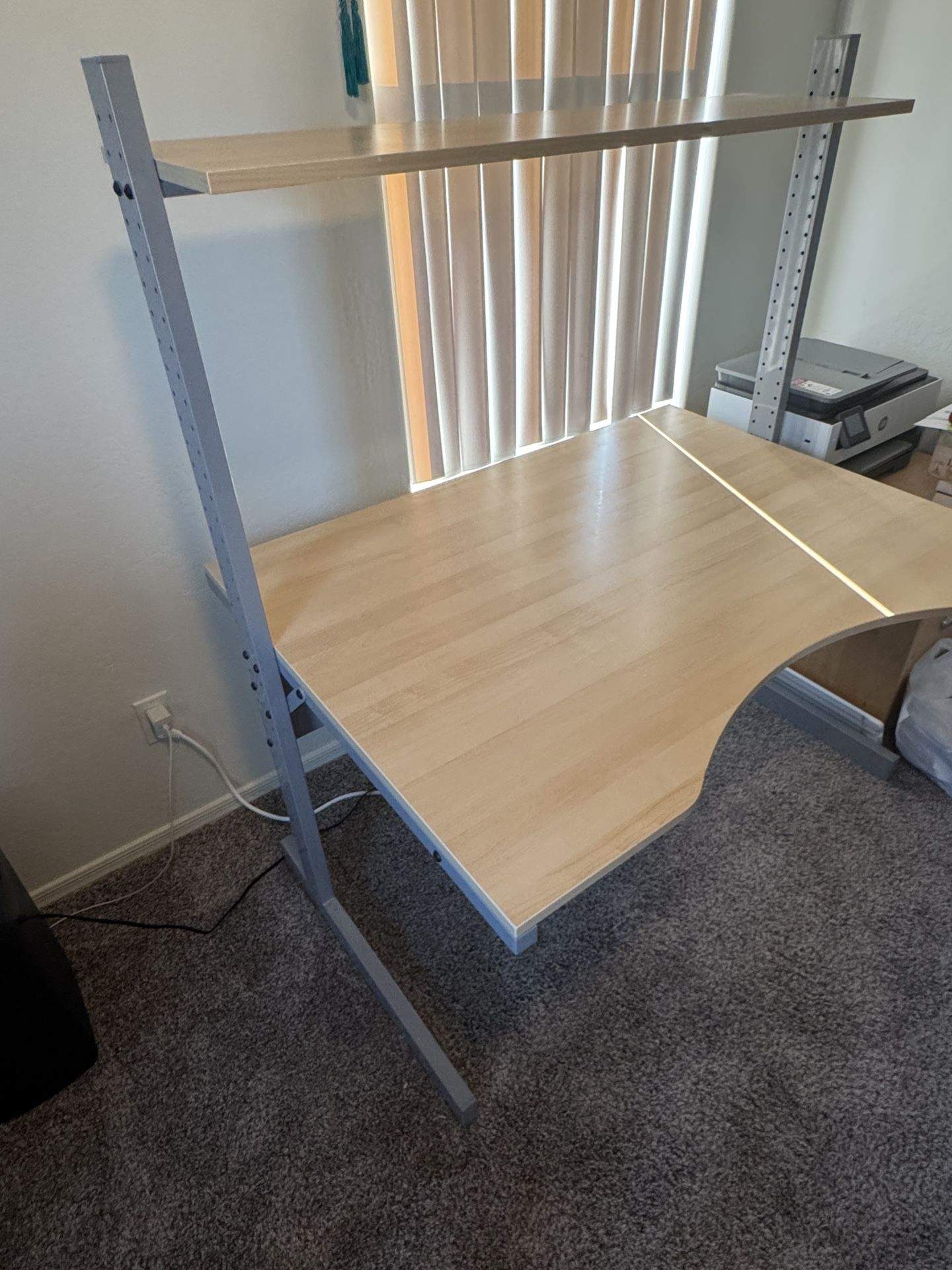 Desk With shelf