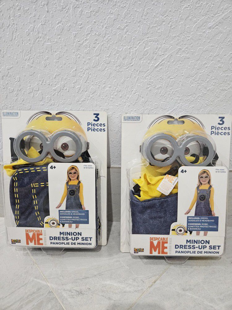 Selling 2 Kids Minion Costumes For Girls