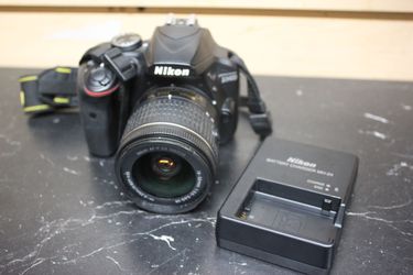 Nikon D3400 24.2MP Digital SLR Camera With Battery, Charger & AF-P 18-55mm Lens