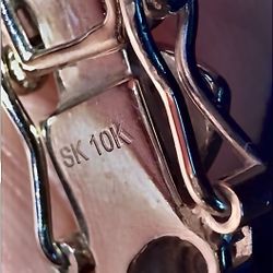 1.41 ct genuine earth mined diamond set on solid 10k heart link tennis bracelet with a solid 14k gold clasp ensuring durability 