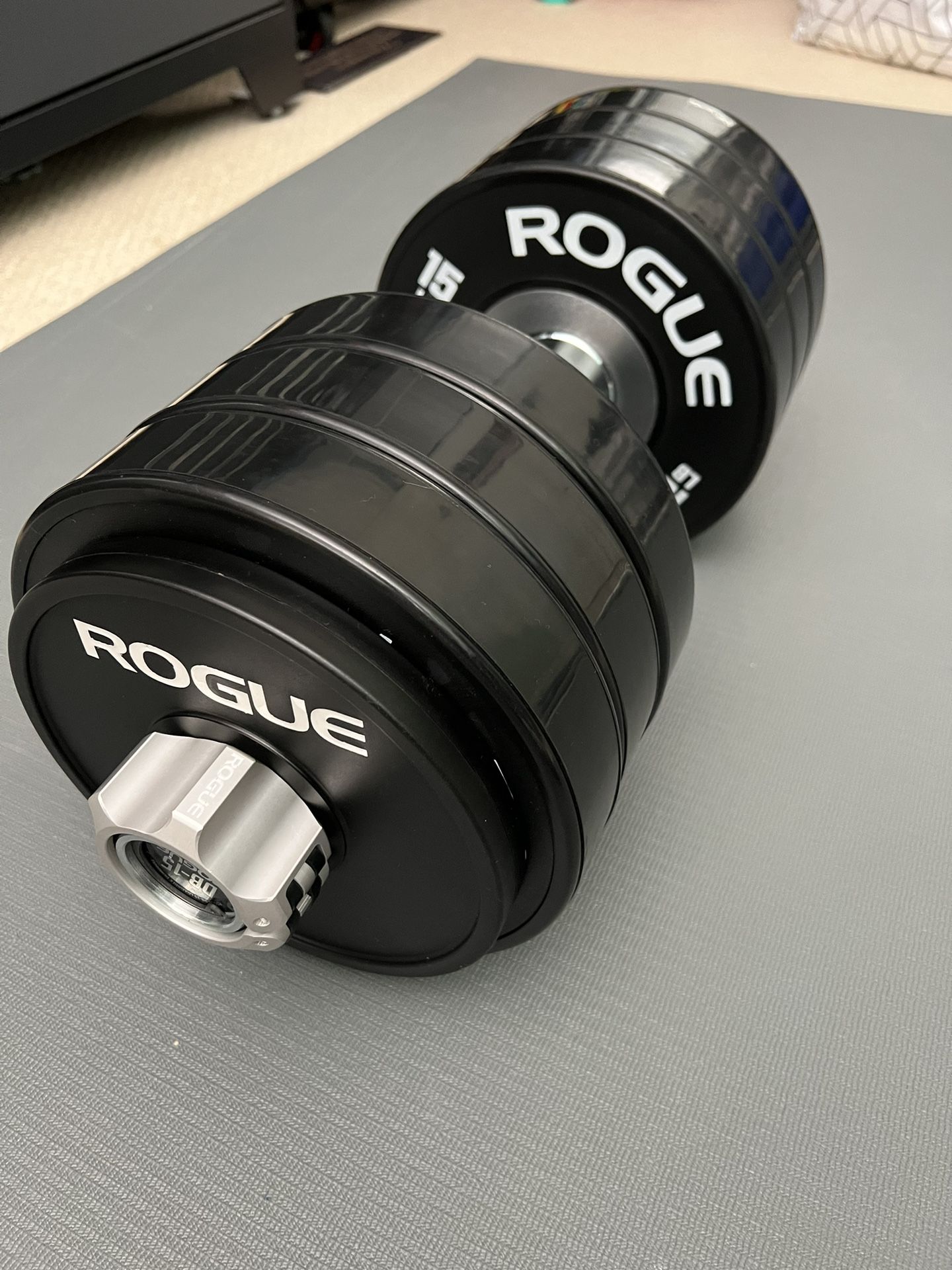 Rogue Loadable Dumbbells & Bumpers Plates for Sale in Placentia, CA