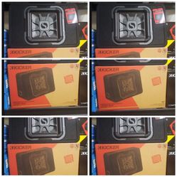 BRAND NEW KICKER L7T 12” SHALLOW SUBWOOFER WITH SLIM BOX