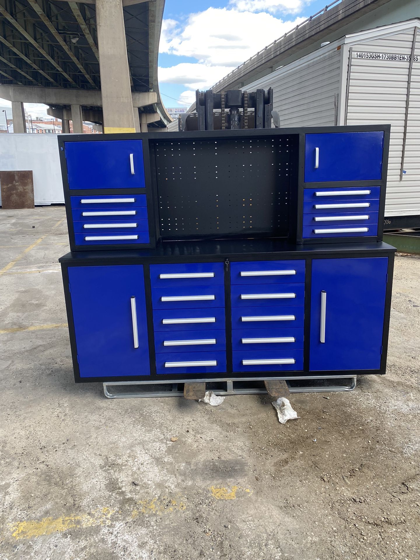 tool cabinet blue