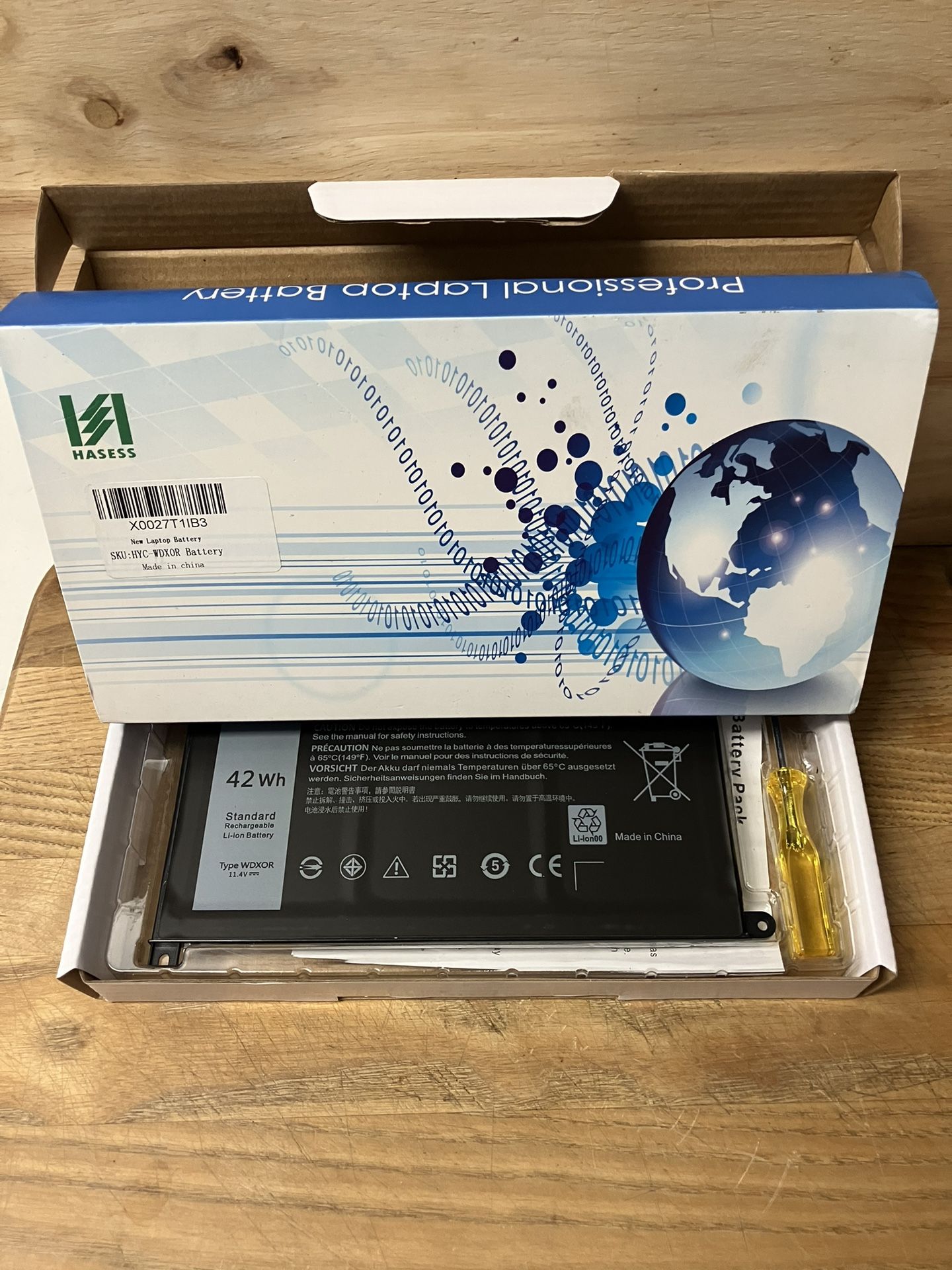 Hasess 42Wh Laptop Battery (new)