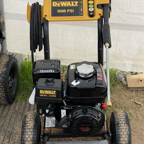 dewalt 3600 psi pressure washer