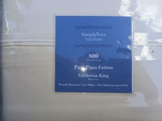 California King Sheet set. Off white
